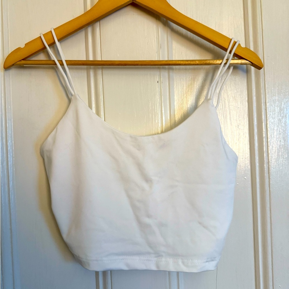 SHEIN - PETITE Solid Crop Cami Top